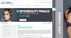 Desktop Screenshot of interbeautyprague.cz