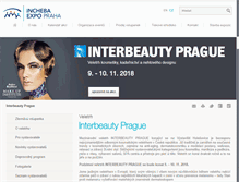 Tablet Screenshot of interbeautyprague.cz
